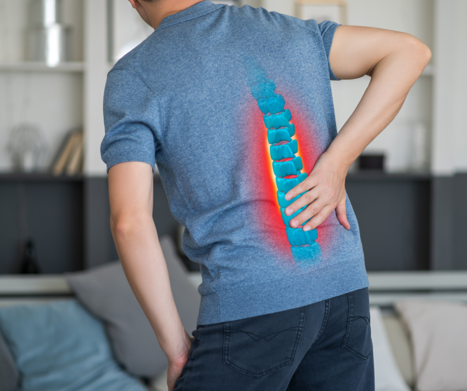 person stretching for back pain recovery