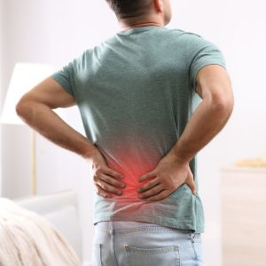 man with back pain